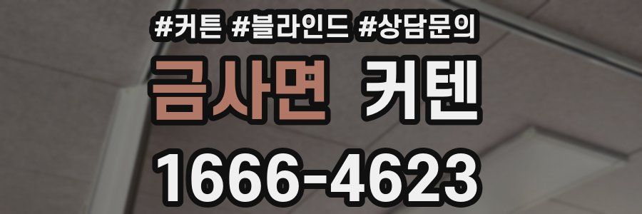 금사면 커텐