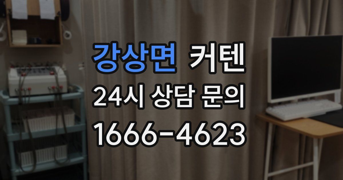 강상면 커텐