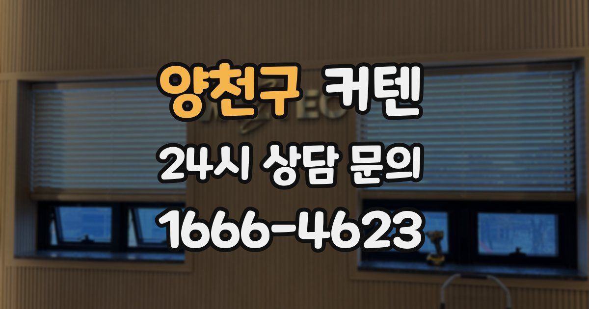 양천구 커텐