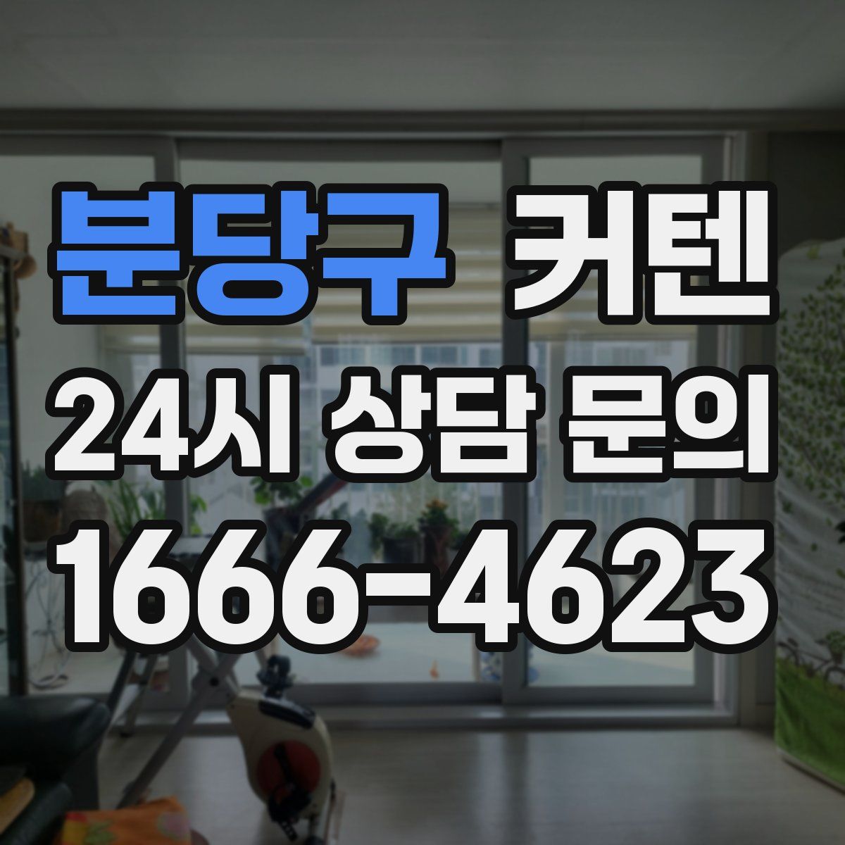 분당구 커텐