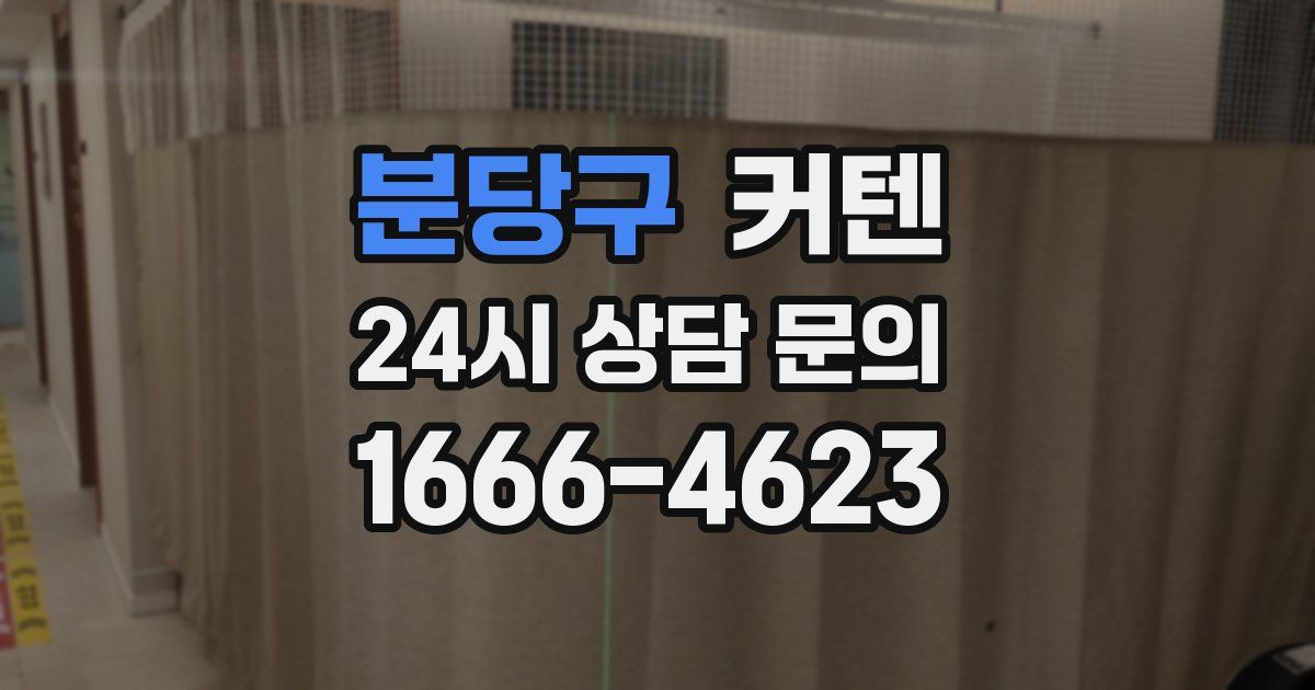 분당구 커텐