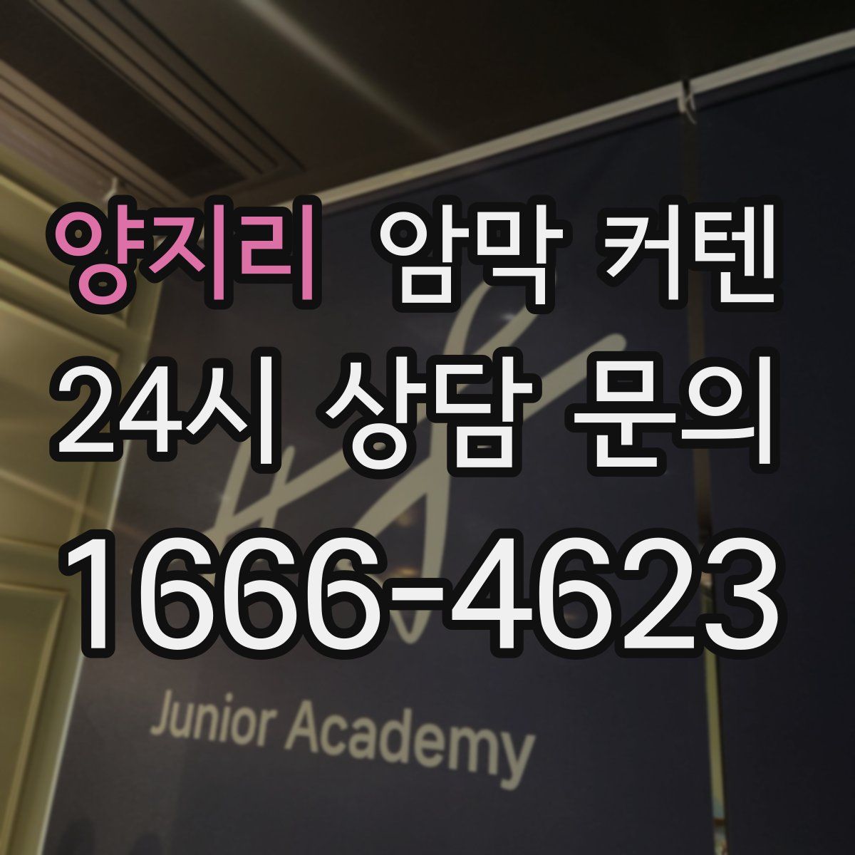 양지리 암막 커텐