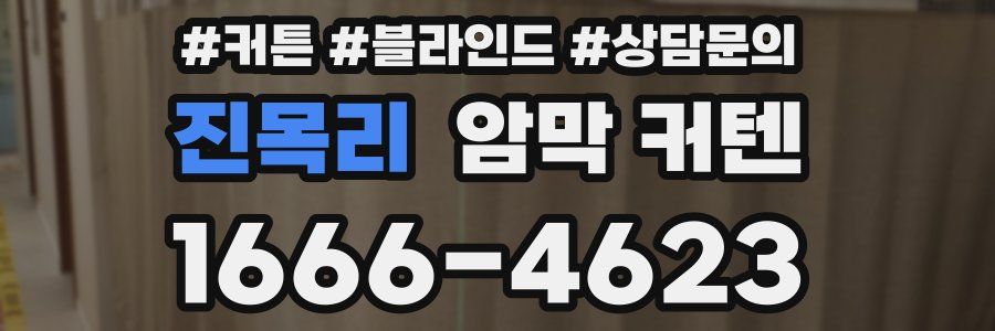 진목리 암막 커텐