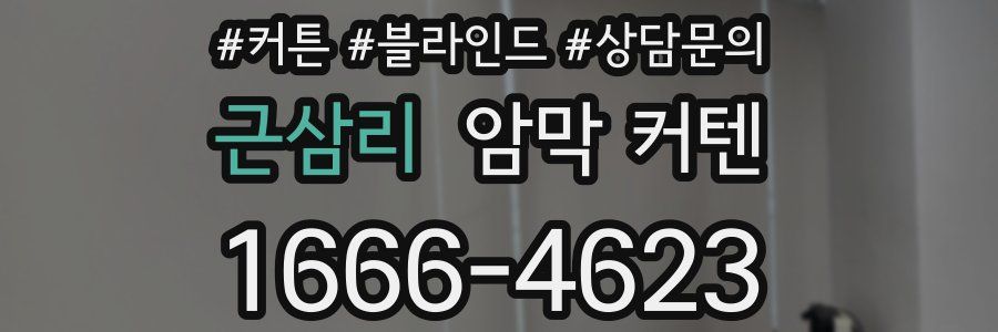 근삼리 암막 커텐