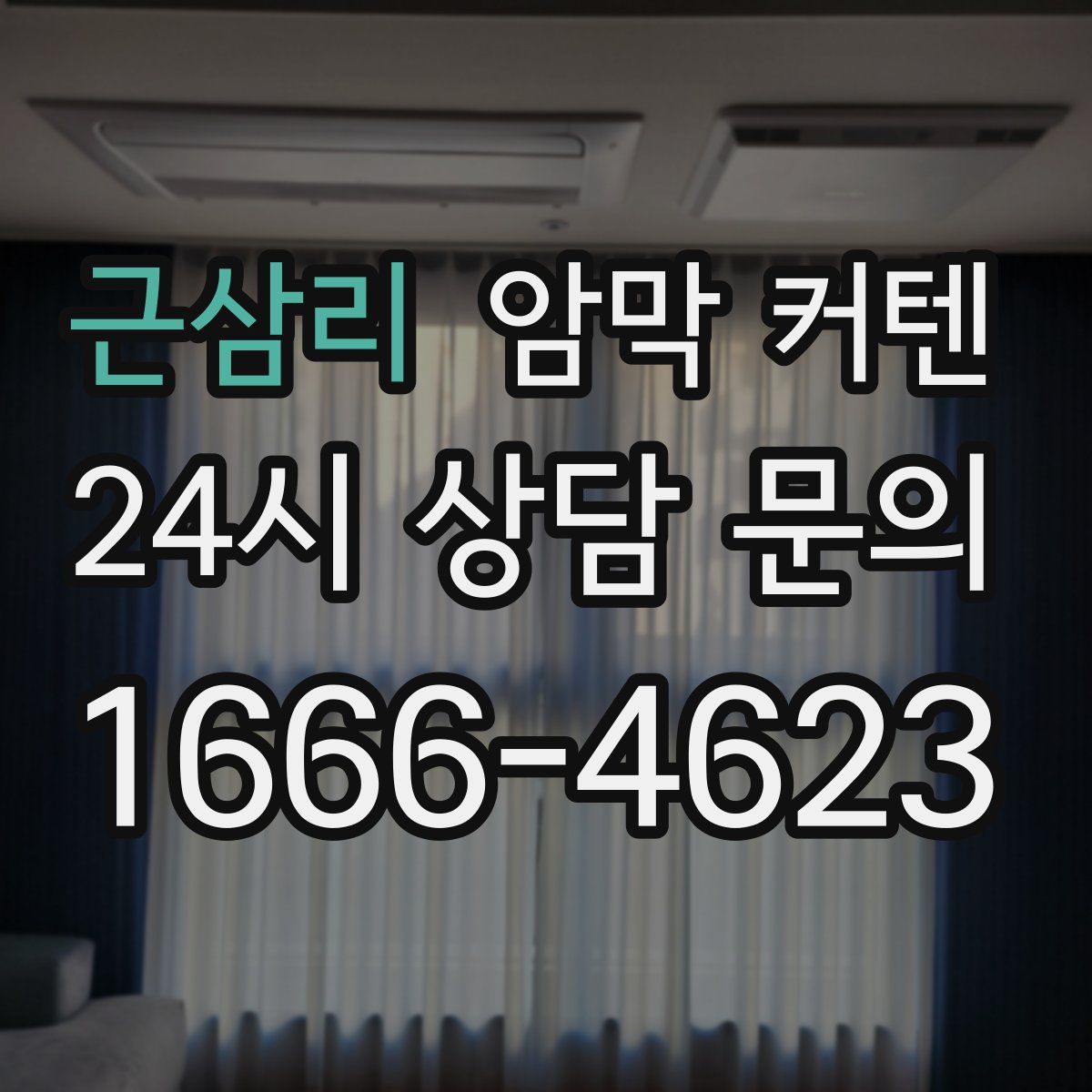 근삼리 암막 커텐
