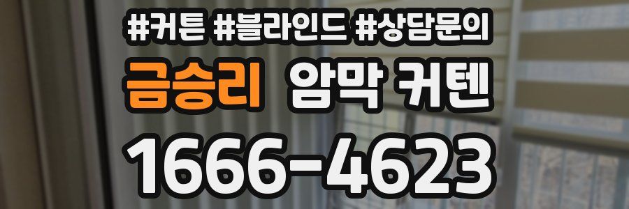 금승리 암막 커텐