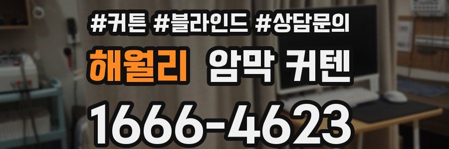 해월리 암막 커텐