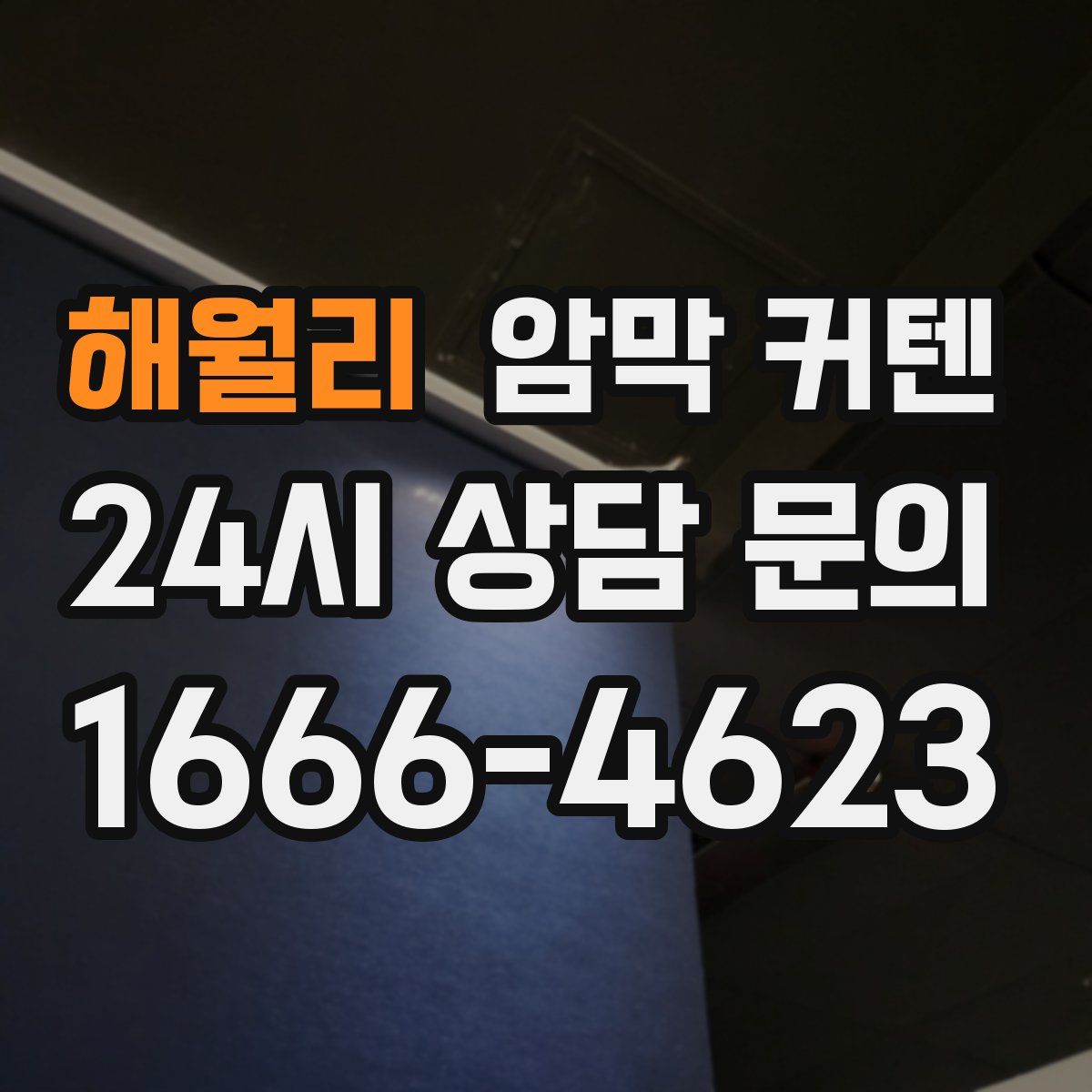 해월리 암막 커텐