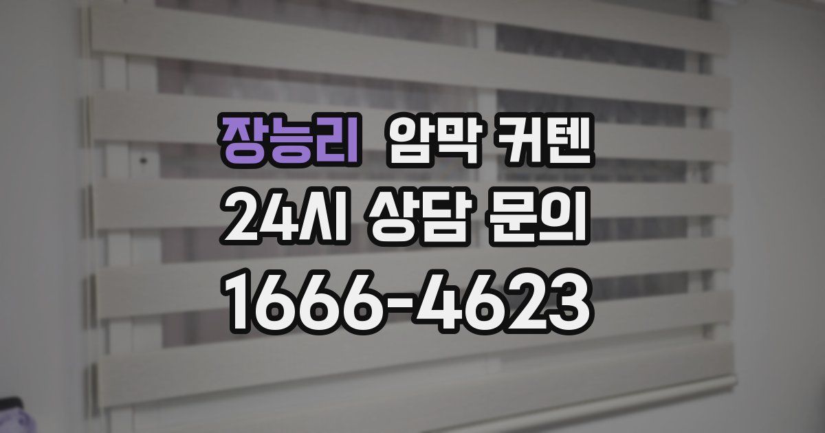 장능리 암막 커텐