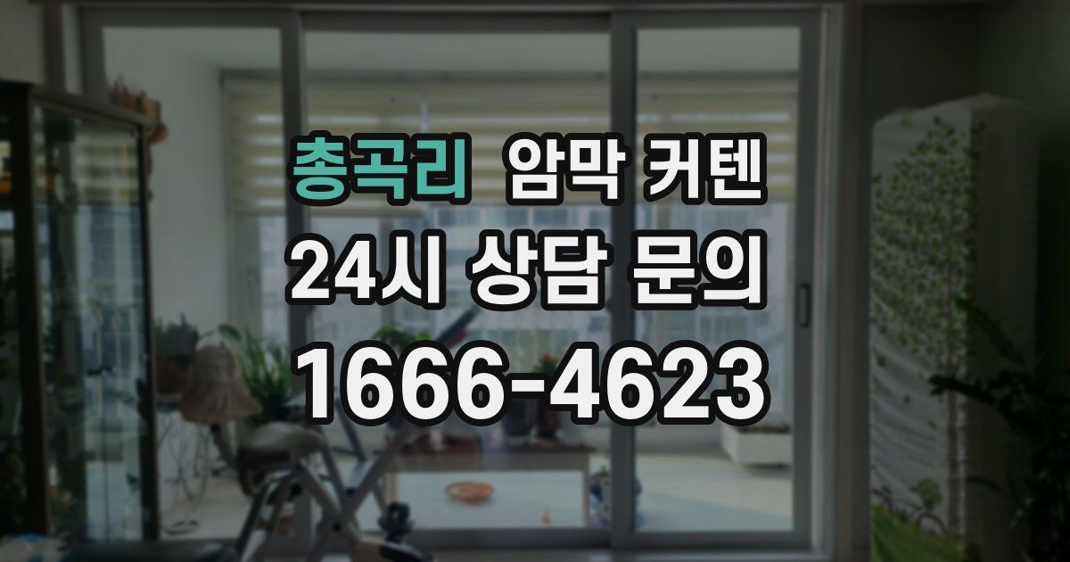 총곡리 암막 커텐