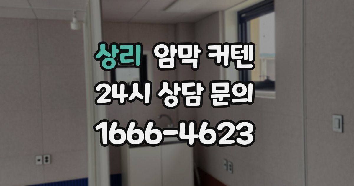 상리 암막 커텐