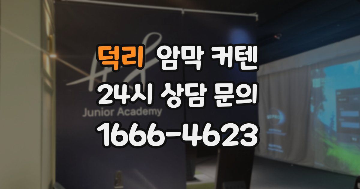 덕리 암막 커텐