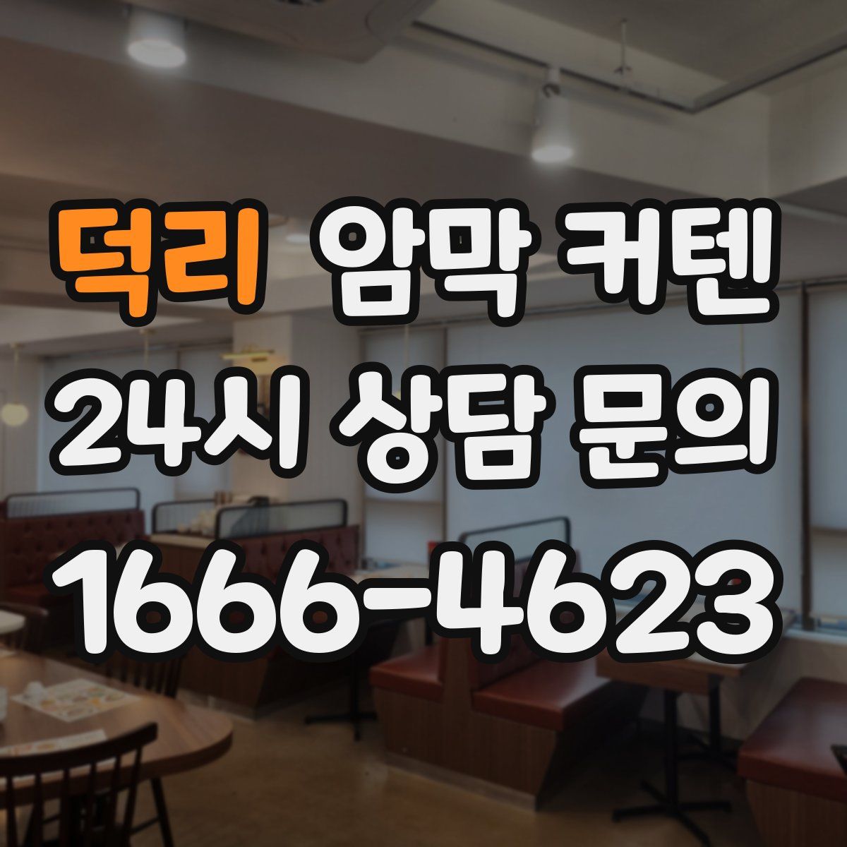 덕리 암막 커텐