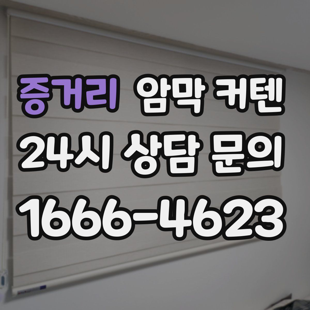 증거리 암막 커텐