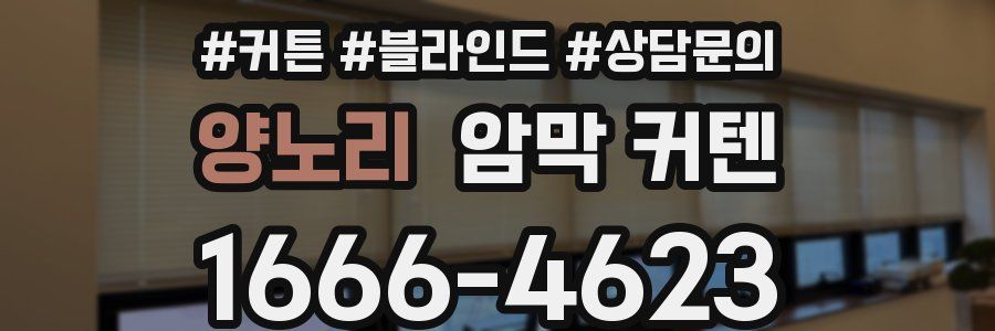 양노리 암막 커텐