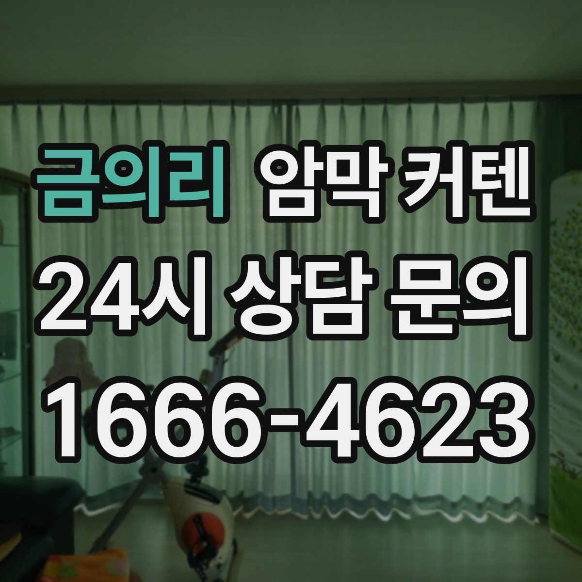 금의리 암막 커텐