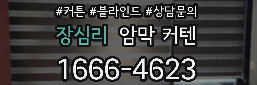 장심리 암막 커텐