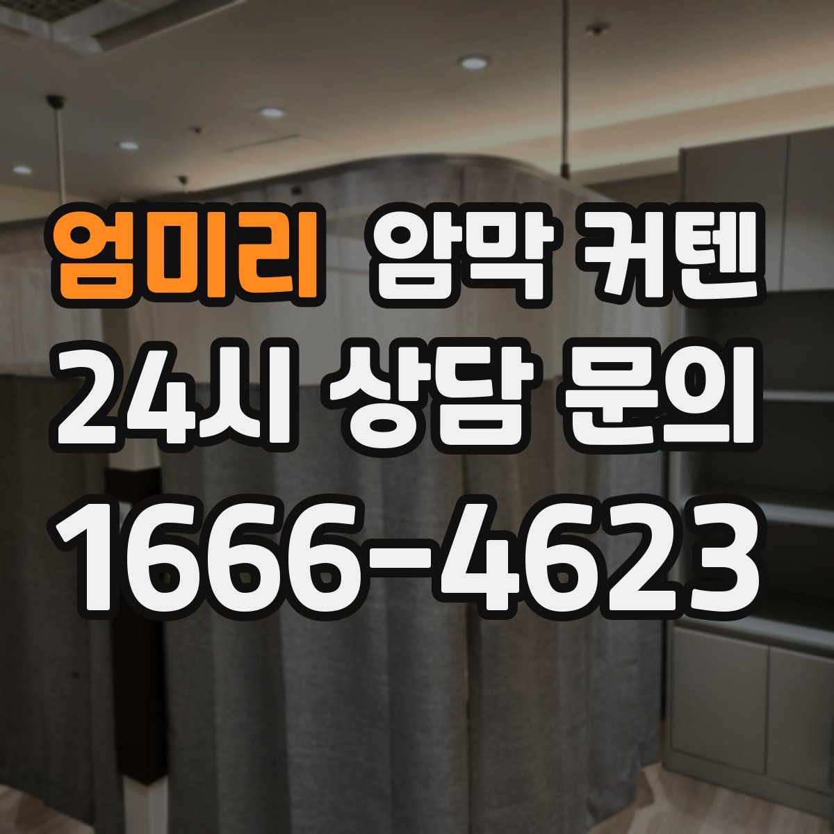 엄미리 암막 커텐