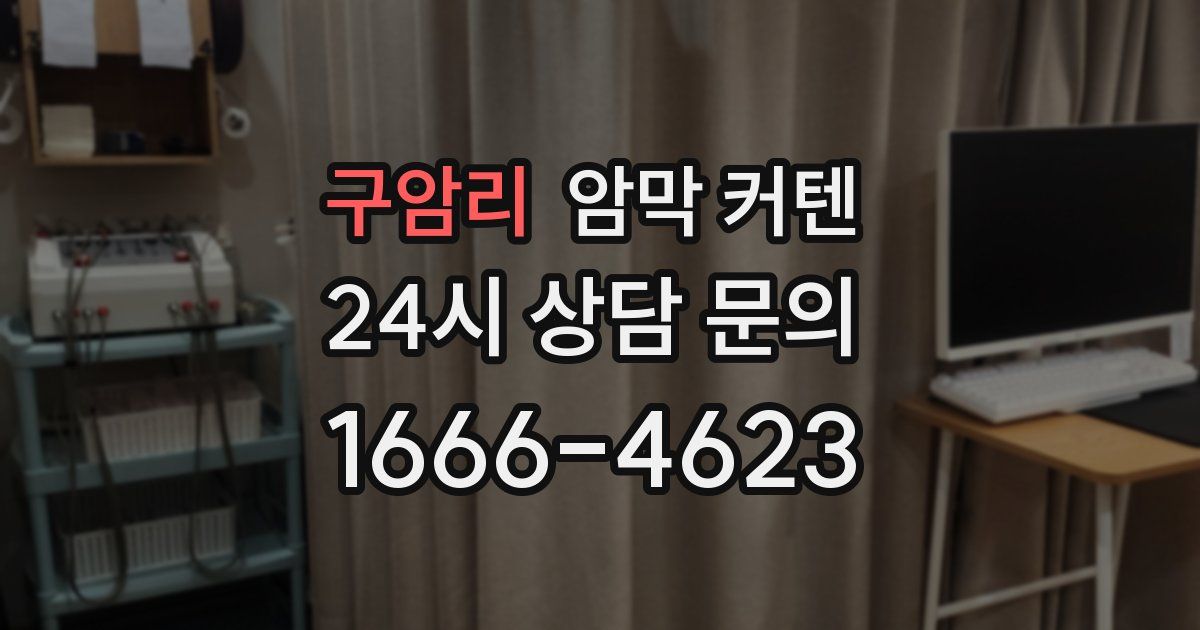 구암리 암막 커텐