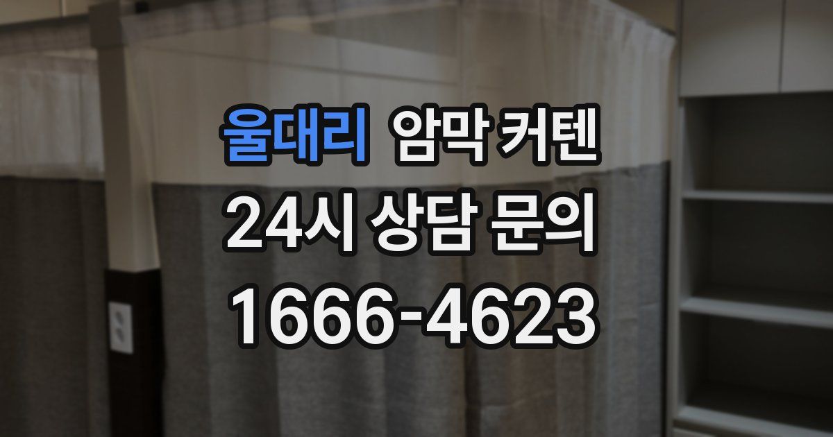 울대리 암막 커텐
