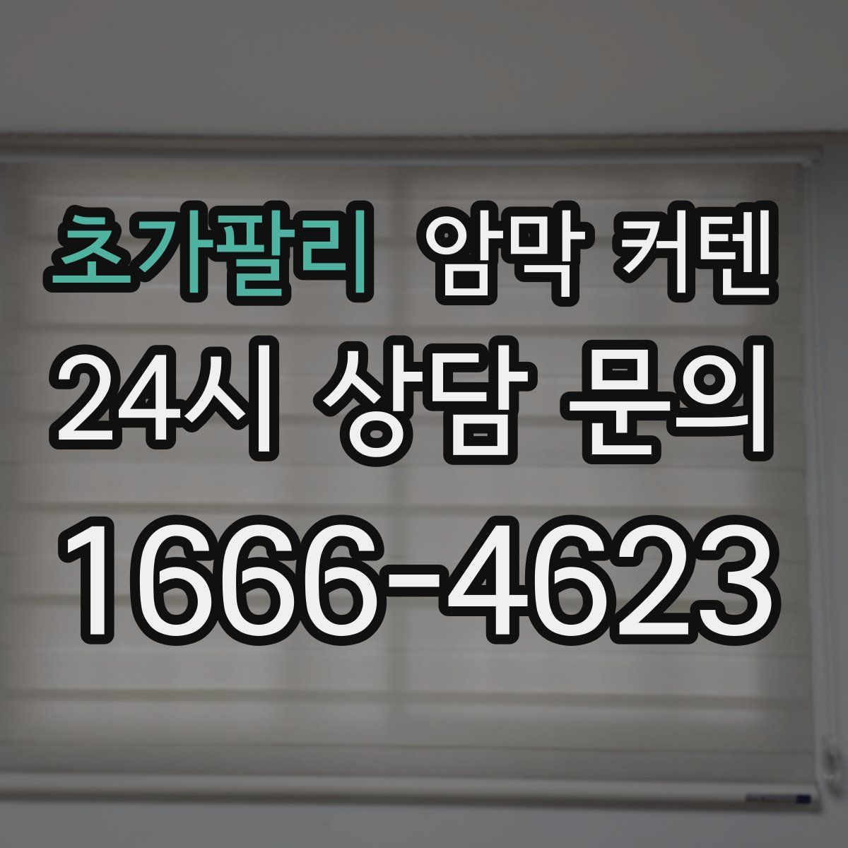초가팔리 암막 커텐