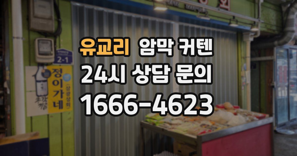 유교리 암막 커텐