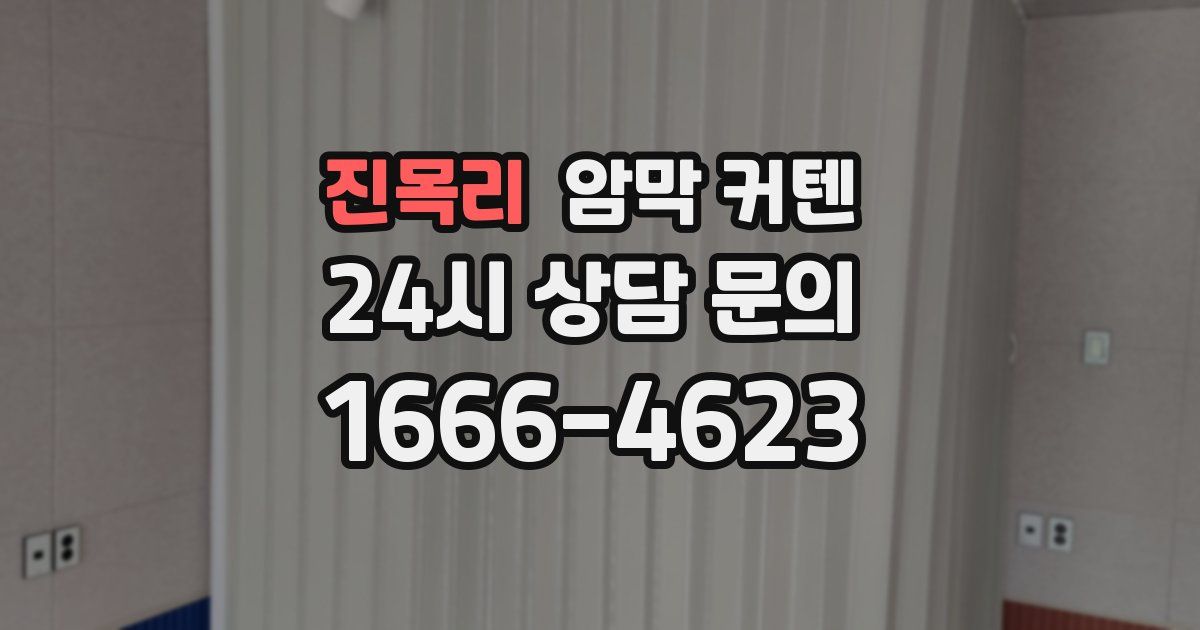 진목리 암막 커텐