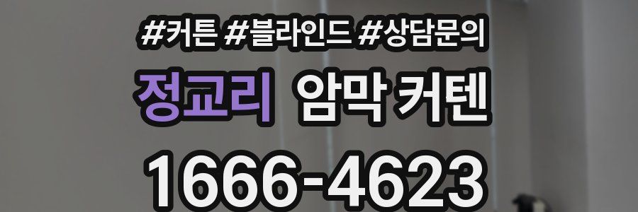 정교리 암막 커텐