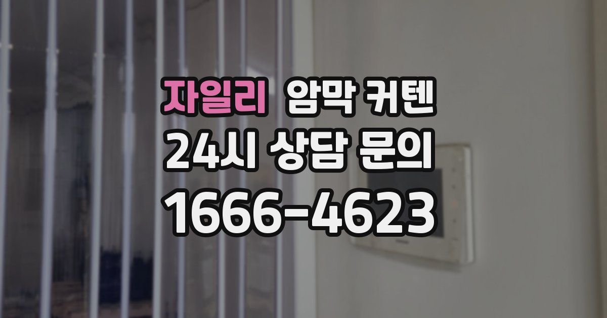 자일리 암막 커텐