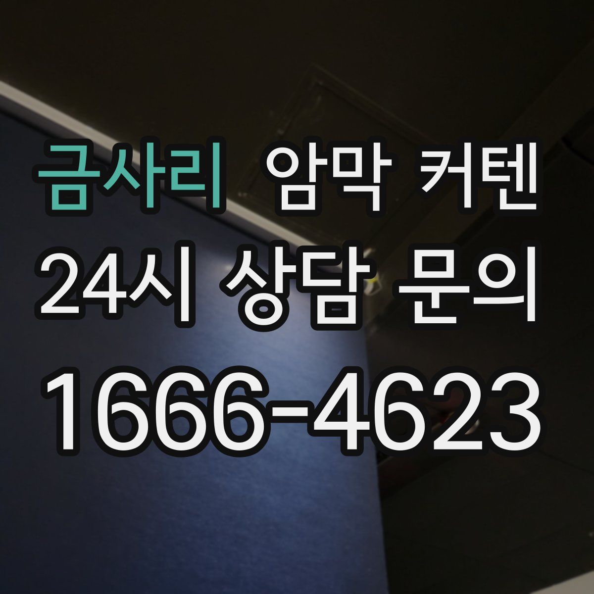 금사리 암막 커텐