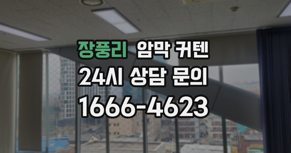장풍리 암막 커텐