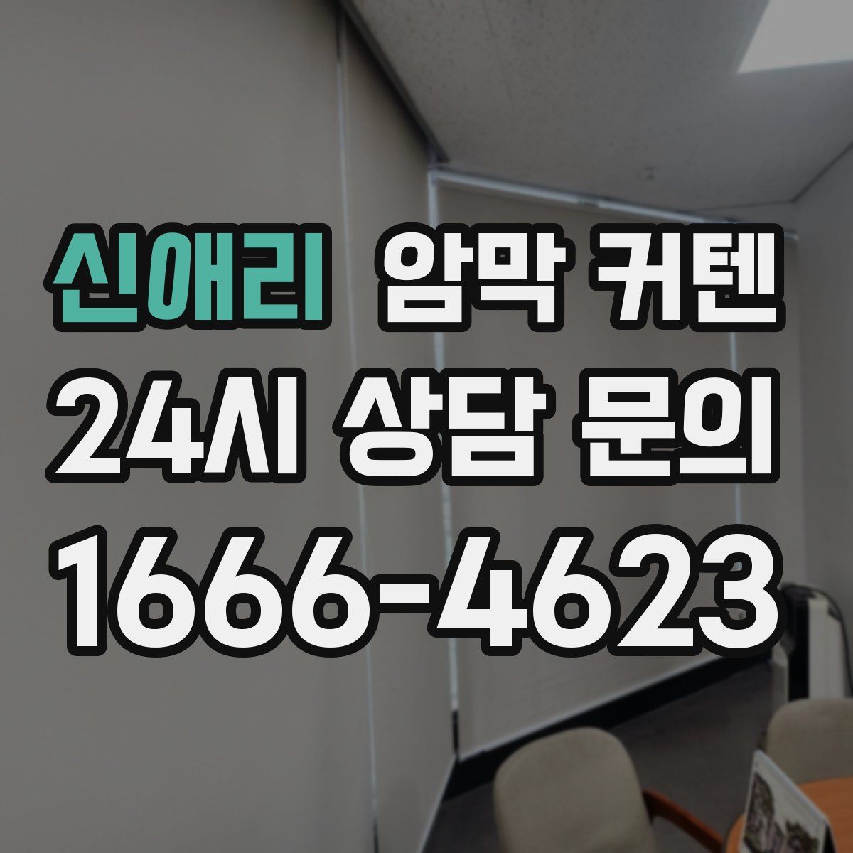 신애리 암막 커텐
