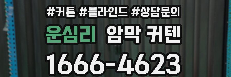 운심리 암막 커텐