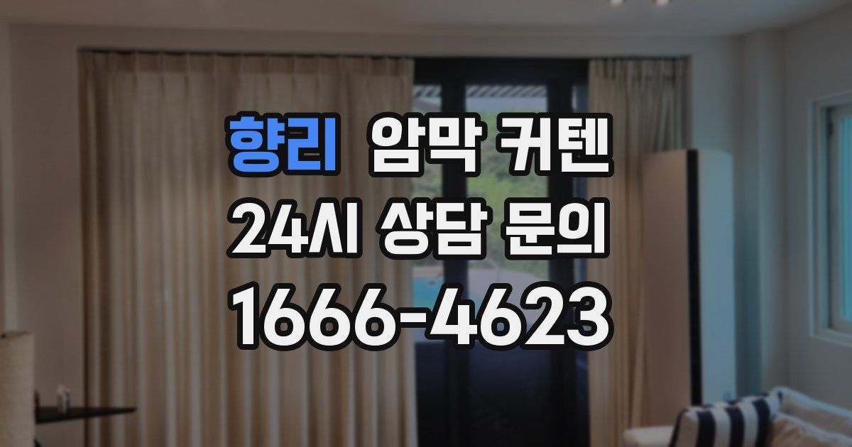 향리 암막 커텐