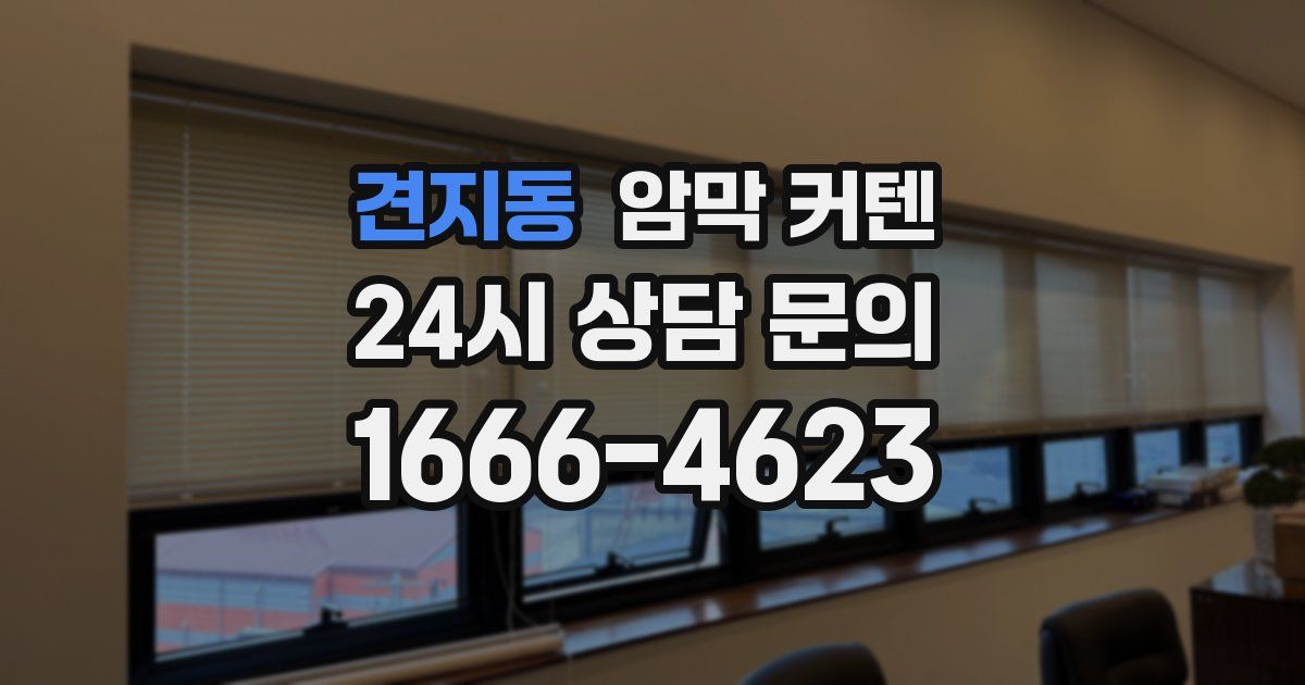 견지동 암막 커텐