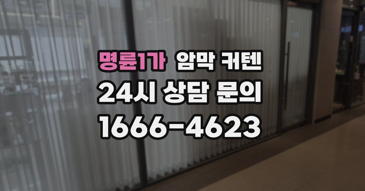 명륜1가 암막 커텐
