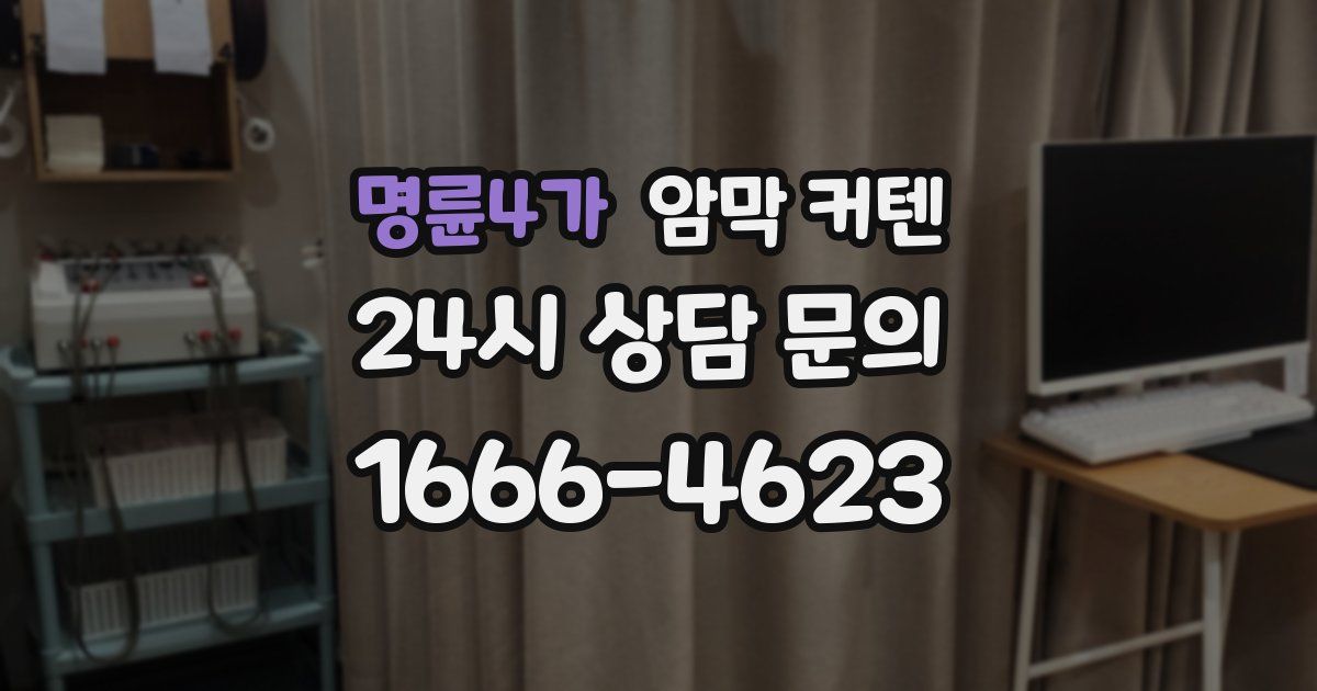명륜4가 암막 커텐