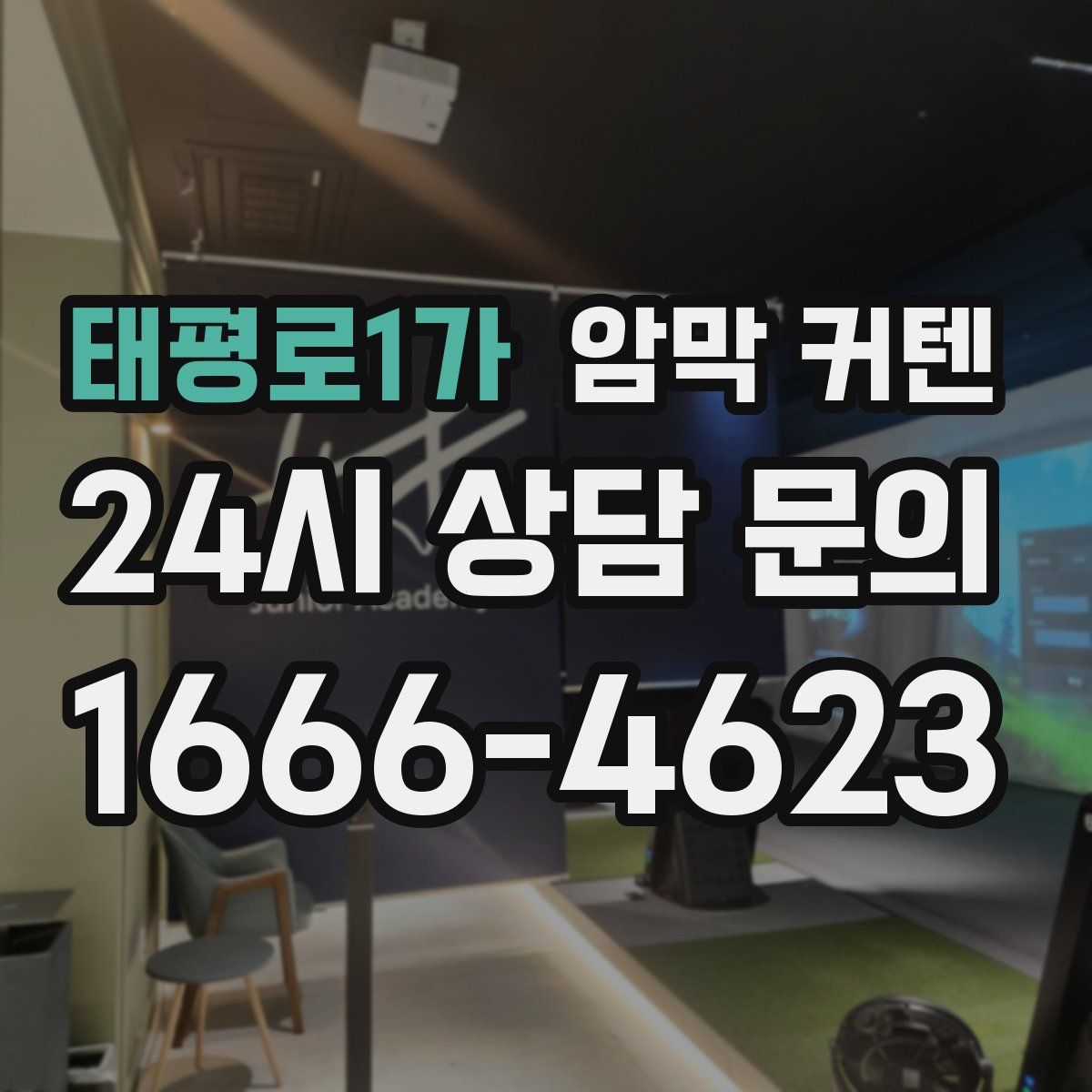 태평로1가 암막 커텐