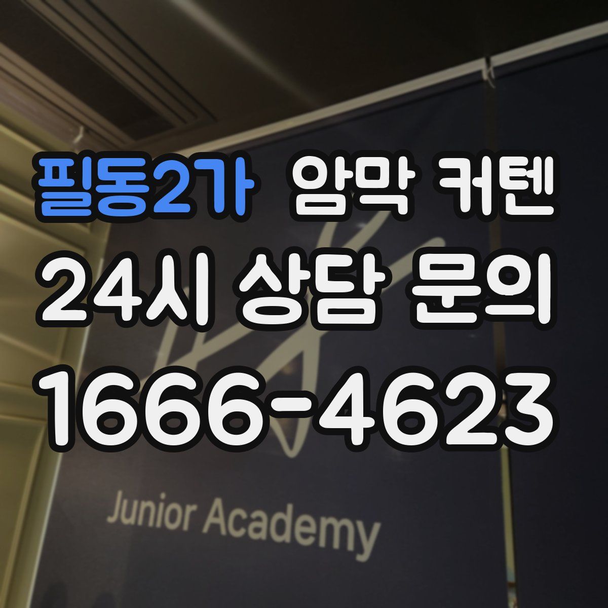 필동2가 암막 커텐