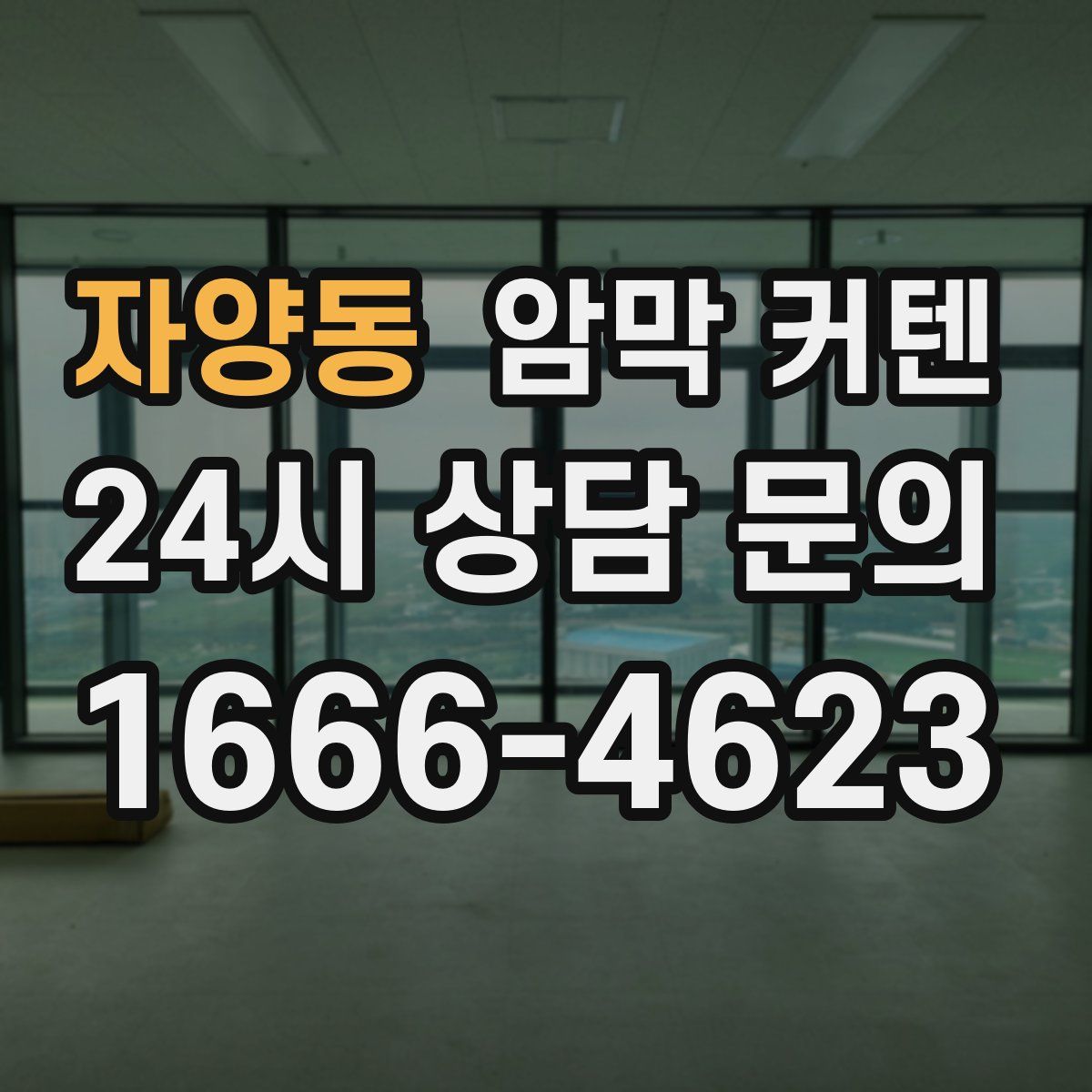 자양동 암막 커텐