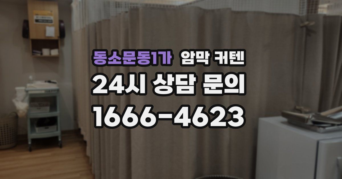 동소문동1가 암막 커텐