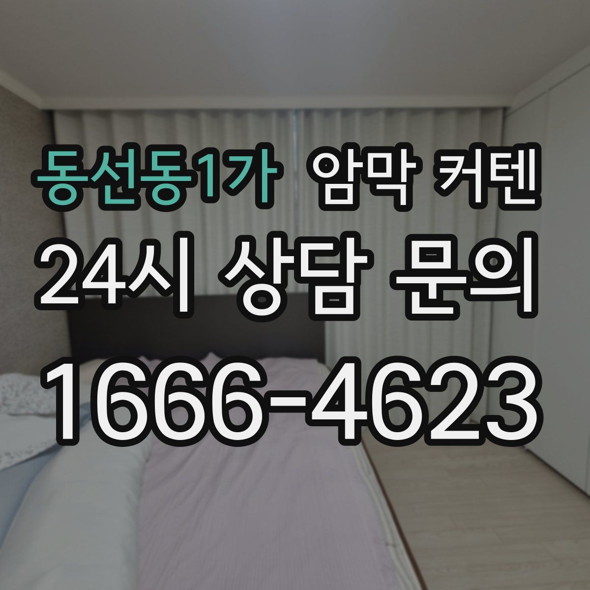 동선동1가 암막 커텐