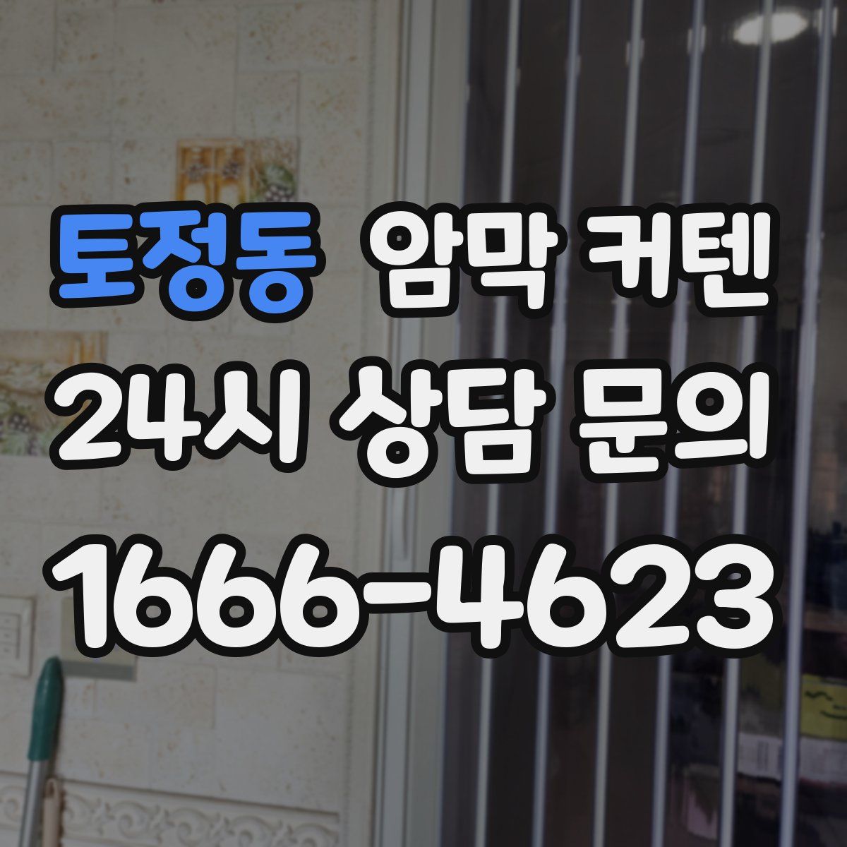 토정동 암막 커텐
