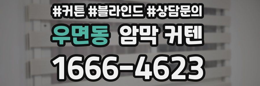 우면동 암막 커텐