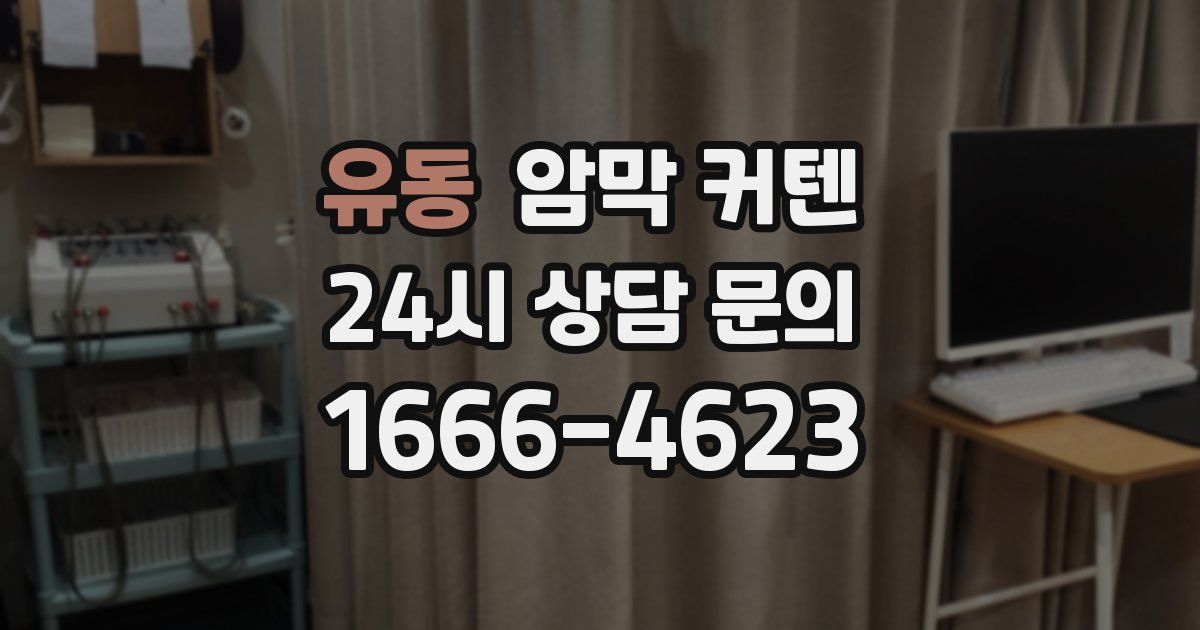 유동 암막 커텐