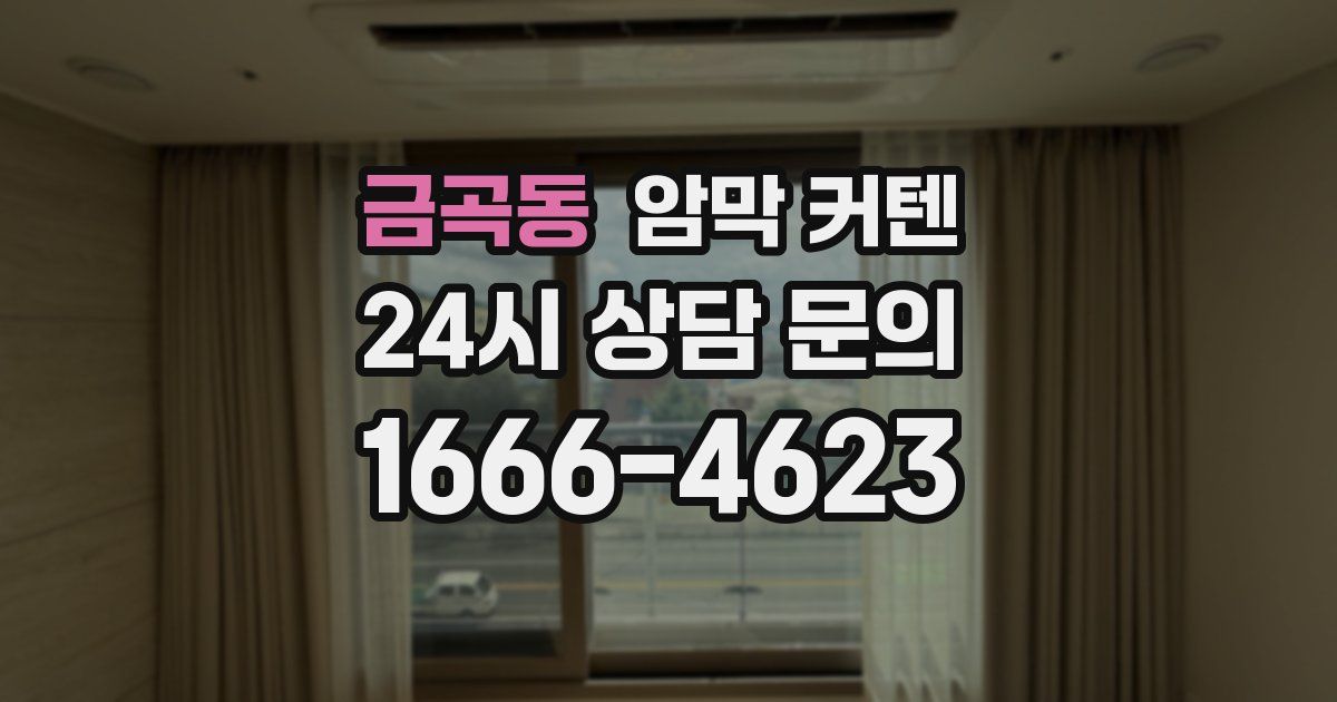 금곡동 암막 커텐