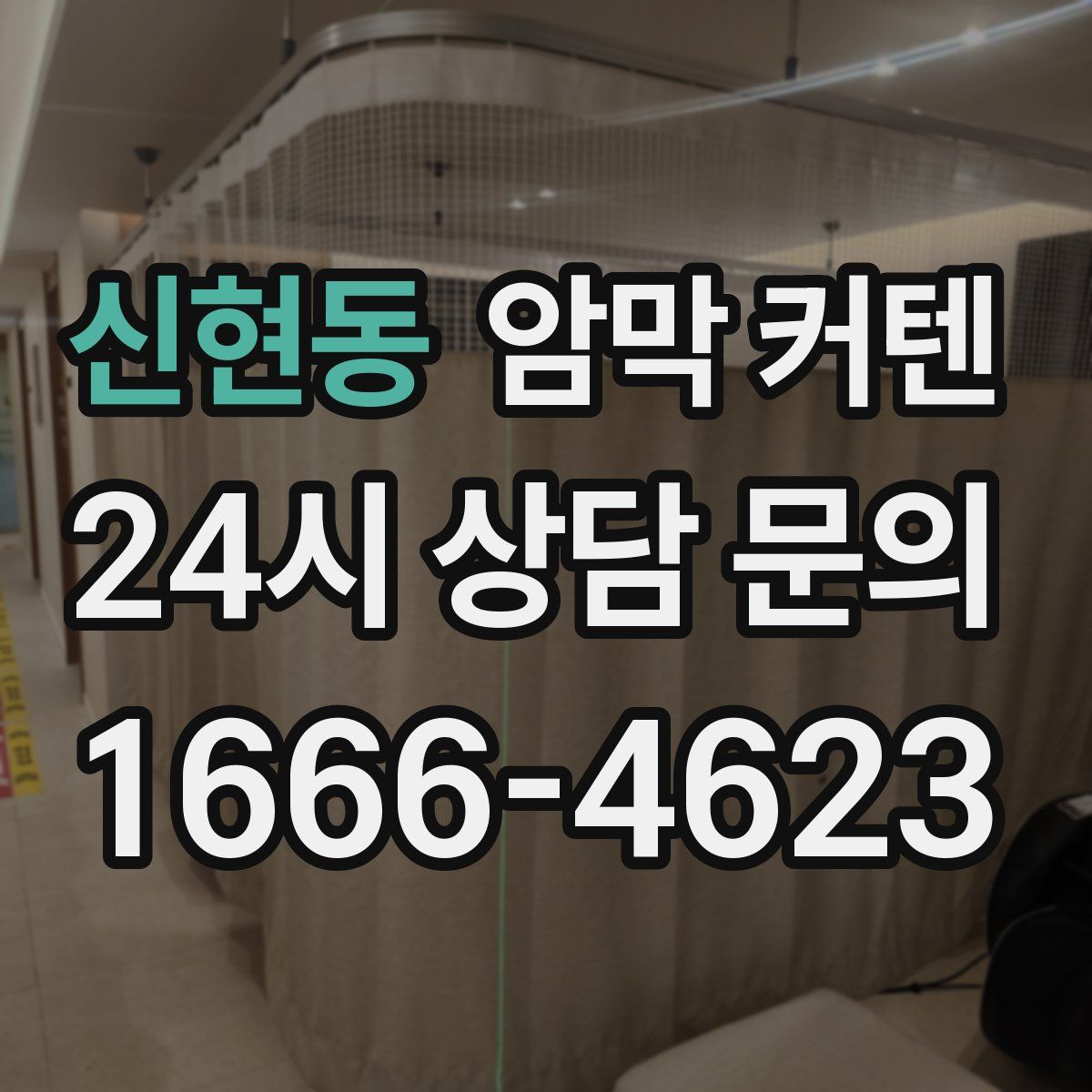 신현동 암막 커텐