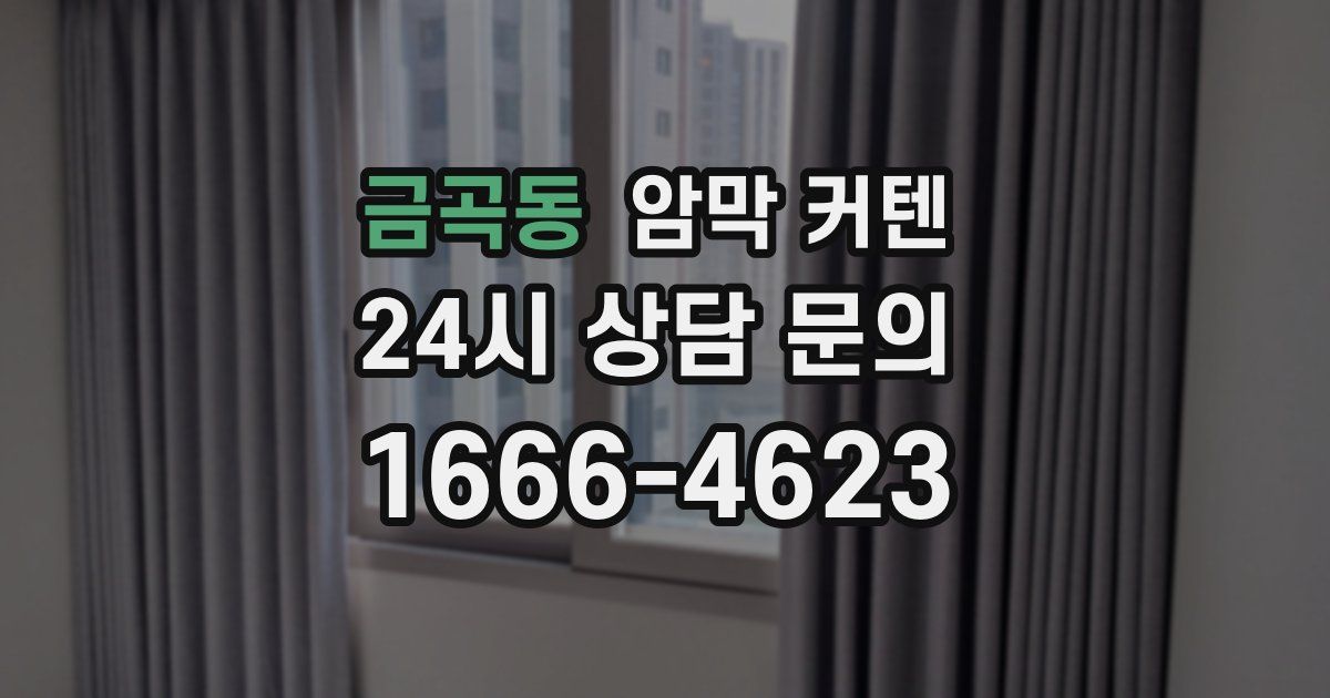 금곡동 암막 커텐