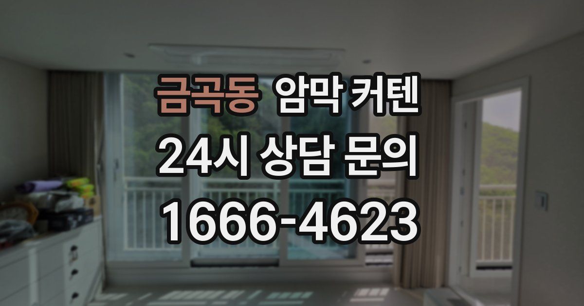 금곡동 암막 커텐