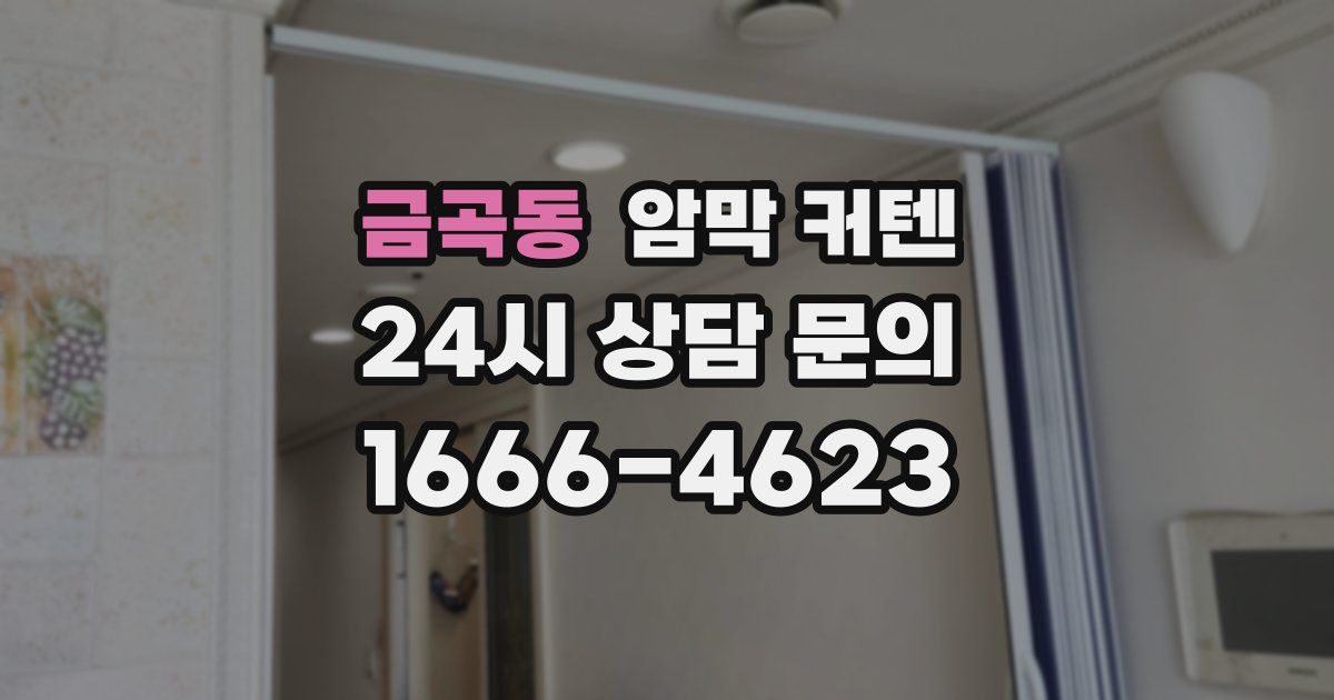 금곡동 암막 커텐